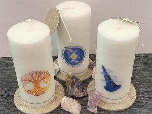 above candle view