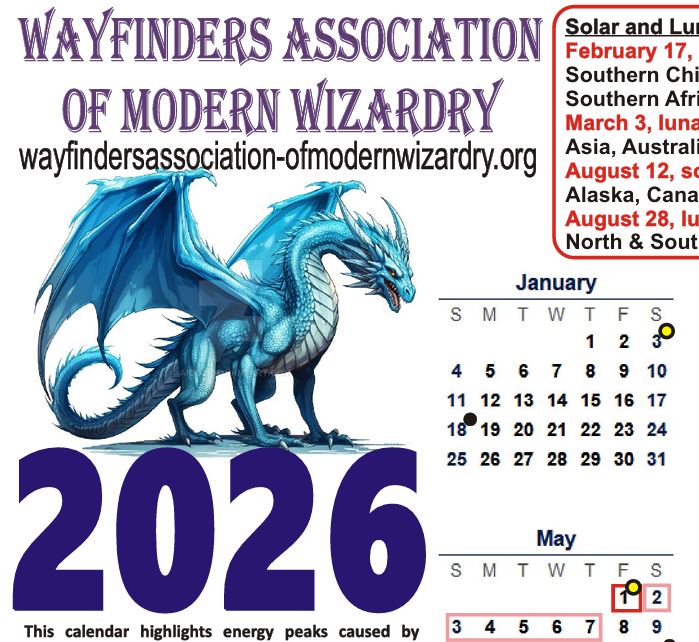 wayfinders calendar 2026